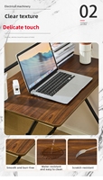 Mesa Plegable Ergonómica Portátil de Madera MDF para Computadora Portátil, para Cama, Oficina en Casa