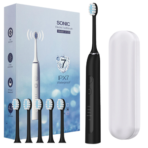 Cepillo de Dientes Eléctrico Sónico Inteligente, Portátil, Recargable, de Viaje, para el Hogar, con Vibración, para Adultos, Resistente al Agua, con Cerdas Suaves, Juego de Cepillos de Dientes - Product Image 1
