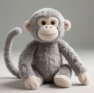 Hot Selling Custom Made Super Soft <b>Monkey</b> Plush Dolls Factory Manufacturer Stuffed Animal Pillows with Keychain for Birthday - Product Image 1