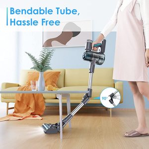 Aspirateur vertical sans fil avec moteur sans balais, buse de lavage, éclairage LED, 3 vitesses, cyclone tactile, filtre HEPA, certifié CB CE RoHS GS 380 - Product Image 5