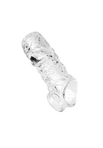 Anneau en silicone TPE inspiré des dents de loup pour hommes Jouets sexuels Garde allongeante douce Retenue du scrotum Retard de verrouillage Godes de massage inspirés - Product Image 6