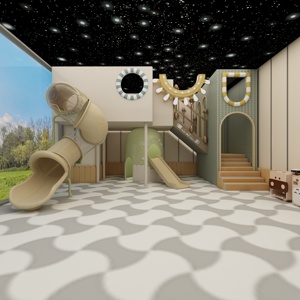 Indoor Slide And Ball <strong>Pit</strong> <strong>Pool</strong> Combo, <strong>Soft</strong> Play Center For Toddlers 1-3 Years, Home Kindergarten Activity Set - Product Image 3