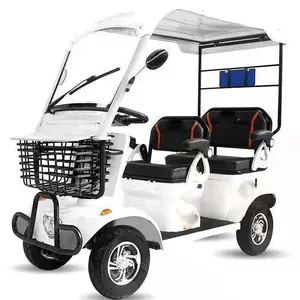 Tùy Chỉnh Màu Sắc Nóng Bán Năng Lượng Mới Golf Cart 4 Chỗ Ngồi Thân Thiện Với Môi Mini 4 Chỗ Ngồi Điện Golf Cart