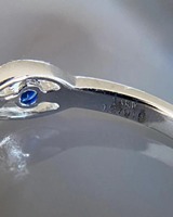 Bague de fiançailles en moissanite écologique, argent sterling 925, taille émeraude, plaqué rhodium, bijou de luxe classique pour demande en mariage