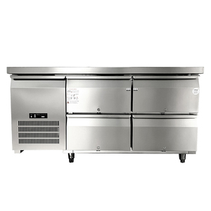 XEOLEO Comptoir Réfrigéré Commercial Haute Efficacité avec Tiroirs -5~12 Degrés, Refroidissement par Air, pour Cuisine/Restaurant - Product Image 4