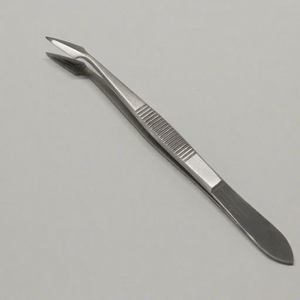 Pinces à éclats droites super fines BK Industries 11,5 cm, poignée moletée argentée, certifiées CE, instrument chirurgical dentaire de classe I 12 - Product Image 2