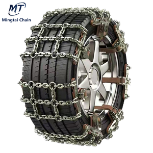 Nouvelle chaîne de <span class=keywords><strong>pneus</strong></span> à <span class=keywords><strong>neige</strong></span> transfrontalière universelle pour SUV véhicule tout-terrain anti-dérapant caractéristique de voiture Situation de boue d'urgence ajustement universel - Product Image 1