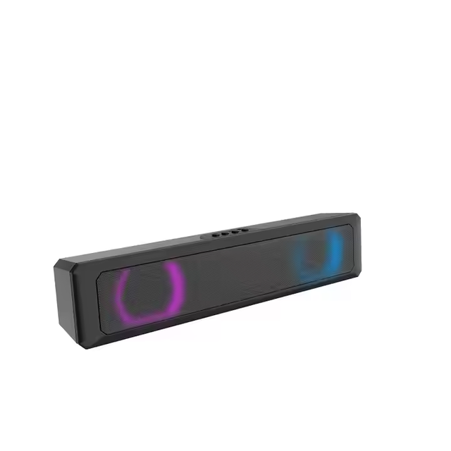 A4 Wireless Gaming RGB Soundbar Speakers 5v Convenient Speakers for Home Office and Outdoor