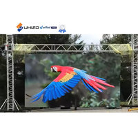 Layar LED Iklan Sewa Dalam Ruangan UHLED, Panel Video Wall LED Latar Belakang, Layar LED P2.9 P3.91 Tahan Air untuk Luar Ruangan