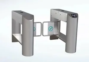 Cancello di sicurezza del negozio di monitoraggio dinamico per Scanner di impronte digitali tornello bidirezionale cancelli per recinzione a oscillazione automatica