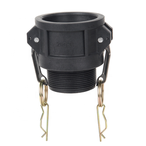 Acoplamiento de polipropileno tipo Camlock con ranura, tipos A, B, C, D, E, F, DC, DP, 1/2'', 3/4'', 1'', 2'', 3'', 4'' - Product Image 2
