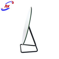 Miroir cosmétique rond noir Portable miroir de Table de bureau personnalisé pour salle de bain petite Table de maquillage