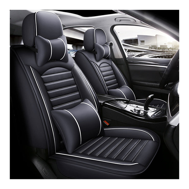 High Quality Waterproof Universal Custom Car Seat Covers Four Seasons Leather Seat Cover Car Full Set 13 Pcs for Cars
