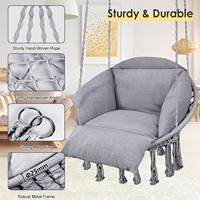 Fauteuil suspendu moderne d'extérieur en corde, robuste, pliable, léger, personnalisable, vente en gros