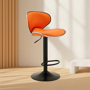 Chaise pivotante réglable, chaises de bar debout, tables et chaises de bar à vendre, tissu technique métallique pour cuisine, bar, salon - chaise de shampooing - Product Image 3