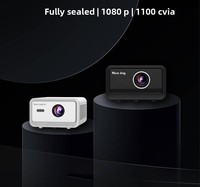 Mini projecteur d'usine 1080p, projecteur compatible 4K Ultra HD WIFI ALR, projecteurs portables pour home cinéma