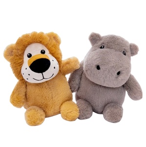 <span class=keywords><strong>Peluche</strong></span> di Leone e Ippopotamo Personalizzati, Morbidissimi Giocattoli per Bambini - Product Image 1