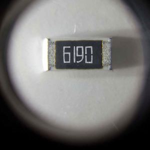Factory Direct RR2012 0805L6190FT 0805 2012 Resistors Chip Resistors SMD Resistors 619ohm 1% 1/8W Thick Film Resistor - Product Image 1