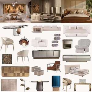 Cadre de <span class=keywords><strong>lit</strong></span> rembourré en <span class=keywords><strong>lin</strong></span> moderne, <span class=keywords><strong>lit</strong></span> plateforme minimaliste en cuir beige, taille king, avec accents métalliques dorés, chambre à coucher de luxe - Product Image 3