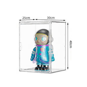 Figurine en acrylique rectangulaire transparente personnalisée boîte de présentation de jouets en acrylique vitrine de modèles réduits pour boutique - Product Image 2