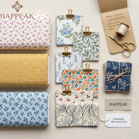 HAPPEAK Tela de Algodón Fino Estampada de los Años 80, Material de Impresión Suave y Lujoso para Camisas de Vestir, Contactar para Catálogo Electrónico Completo e Impresiones Personalizadas