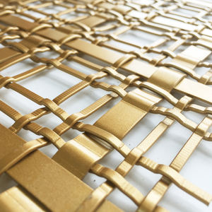 פליז דקורטיבי ארוג מתכת חוט רשת עבור נוי ארון עיצוב - Product Image 3