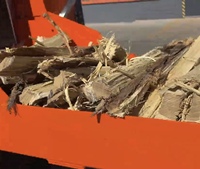 Processeur de bois de chauffage Hardox X-Blade 18 tonnes GX690 22HP, capacité de bûches de 500 mm, fendeuse de bois automatique à gaz pour usage commercial