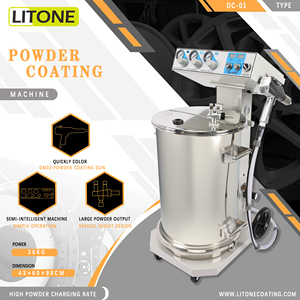 LITONE-DC01 tự động nhỏ PVD bột sơn tĩnh điện Súng phun sơn với chất nền sắt và các thành phần cốt lõi PCB - Product Image 5
