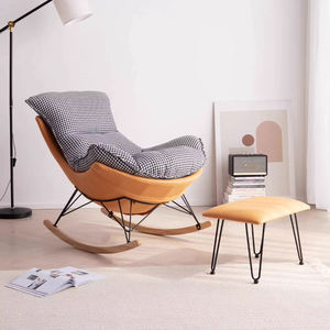 Fauteuil individuel de luxe SF-035 avec pieds en bois, idéal pour appartement moderne, salon, hôtel, école, salle de sport, villa, chaise de loisirs - Product Image 2