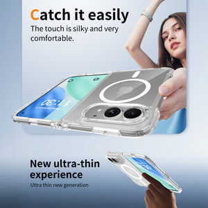 <span class=keywords><strong>Per</strong></span> <span class=keywords><strong>iPhone</strong></span> 18 Ultra Fold, <span class=keywords><strong>Cover</strong></span> Trasparente Magnetica Antiurto con Protezione Cerniera Anti-Ingiallimento, Custodia Pieghevole Cristallina - Product Image 5
