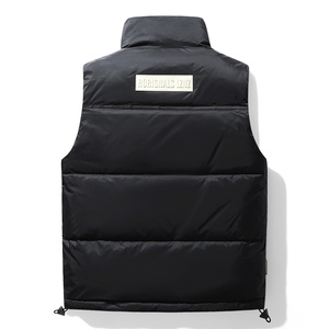 Veste matelassée <span class=keywords><strong>sans</strong></span> manches personnalisée pour <span class=keywords><strong>homme</strong></span>, hiver 2024, veste d'extérieur, vente en gros, <span class=keywords><strong>taille</strong></span> unisexe, fermeture éclair, gilet - Product Image 5