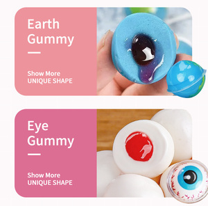 Wholesale Custom China Halal <strong>Earth</strong> <strong>Planet</strong> Eye Ball Shape Soft Jelly Chewing <strong>Gummy</strong> Candy Sweets - Product Image 4