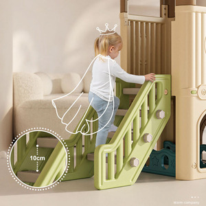 Thiết kế độc đáo nảy lâu đài trẻ em thương mại trượt afortable giá trường trượt thiết bị công viên sân chơi trong nhà cho doanh số bán hàng - Product Image 5