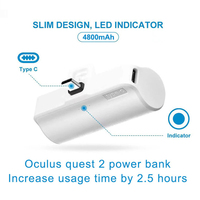 Chargeur Type-C 4800mAh Module de batterie externe Capsule Chargeur portable pour Oculus Quest