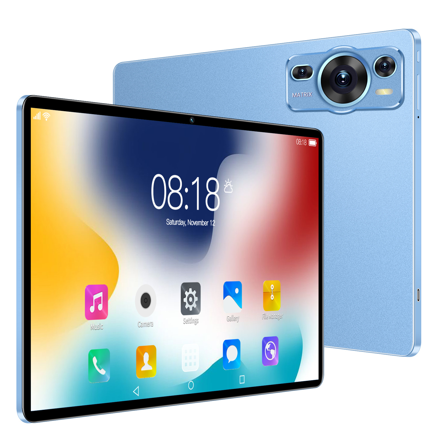 P60 PRO Tab 10.1インチタブレット 6GB+128GB 4G/Wi-Fi 5+13MPカメラ