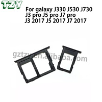 Einzel- oder Dual-SIM-Kartenhalter für Samsung Galaxy J330 J530 J730 J3pro J5pro J7pro J3 2017 J5 2017 J7 2017 SIM-Kartenfach
