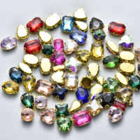 Strass en émeraude cousus à la main, à dos plat, en verre, pour robes de mariée, chapeaux, nail art, robes de soirée, accessoires de bijoux DIY