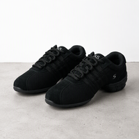 Chaussures de danse classiques à semelle fendue, talon bas et confortable, en matériau respirant