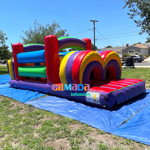 Parcours d'obstacles géant, course, jeu sportif gonflable avec souffleur HUAWEI - Product Image 2