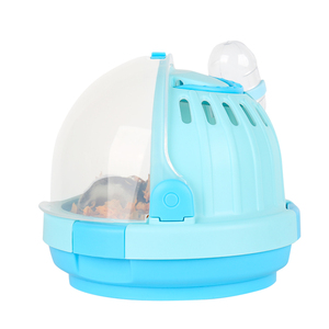 Piccola gabbia per animali domestici in plastica per animali da compagnia portante portatile da esterno da viaggio gabbia per criceti con manici forcc <span class=keywords><strong>rat</strong></span> criceto - Product Image 3