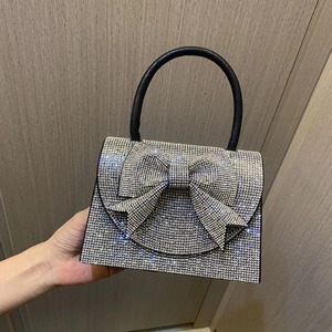 Nouveau Sac à Main Carré de Luxe Léger en Polyester avec Strass et Fermeture Magnétique pour <span class=keywords><strong>Demoiselle</strong></span> <span class=keywords><strong>d</strong></span>'<span class=keywords><strong>Honneur</strong></span> et <span class=keywords><strong>Robe</strong></span> de Mariée - Product Image 6