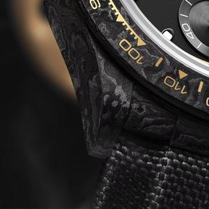 Article cadeau idéal. Luxueux et exquis. Montre-bracelet mécanique multifonctionnelle pour homme en fibre de carbone recommandée - Product Image 5