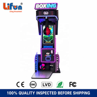 Machine de boxe à LED LIFUN, testeur de force pour adultes, fonctionnant à pièces, idéale pour la promotion d'événements en bar