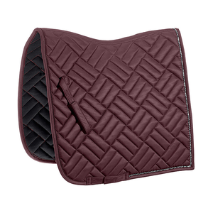 Vente en gros de tapis de selle de dressage personnalisés de haute qualité, antidérapants, pour l'équitation, en tissu matelassé <span class=keywords><strong>blanc</strong></span>, en coton et en maille - Product Image 2
