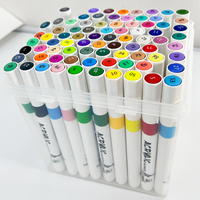 Stylos de couleur de peinture acrylique à base d'eau multicolore non toxique pour dessiner la peinture de calligraphie