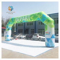 Arche gonflable personnalisée de haute qualité avec impression de logo, arche gonflable de ligne d'arrivée pour la publicité d'événements en extérieur