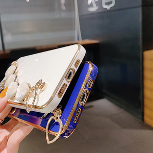 Accessori mobili con cinturino da polso Love, vendita calda 6D, custodia per telefono per iPhone 16 14 Pro Max 15 Plus - Product Image 4