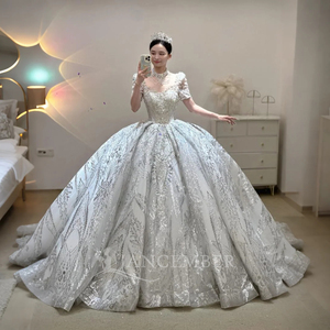 Exquisite Princess <b>Wedding</b> Dress With Lace Appliques Intricate Bridal Gowns Lsjj22 - Product Image 3