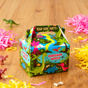 Cajas de Regalo de Cartón Blanco Personalizadas con Asa para Niños, para Regalos y Empaque de Alimentos en Restaurantes y Suministros para Eventos - Product Image 3