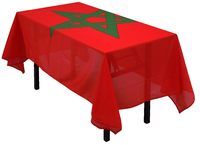 Ensembles de Produits Personnalisés en Polyester avec Logo : Badges, Bracelets, Chapeaux, Écharpes, Drapeaux du Maroc pour Élections Nationales